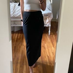 Back Skirt w/ Slit in Back